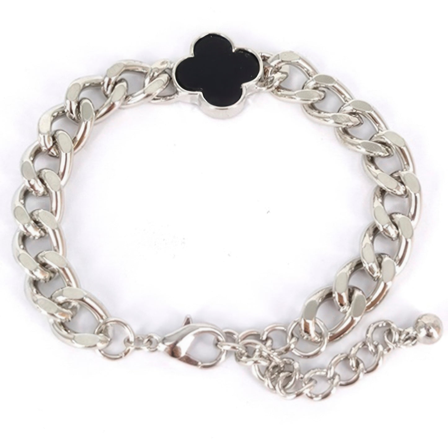 Clover Metal Chain Bracelet