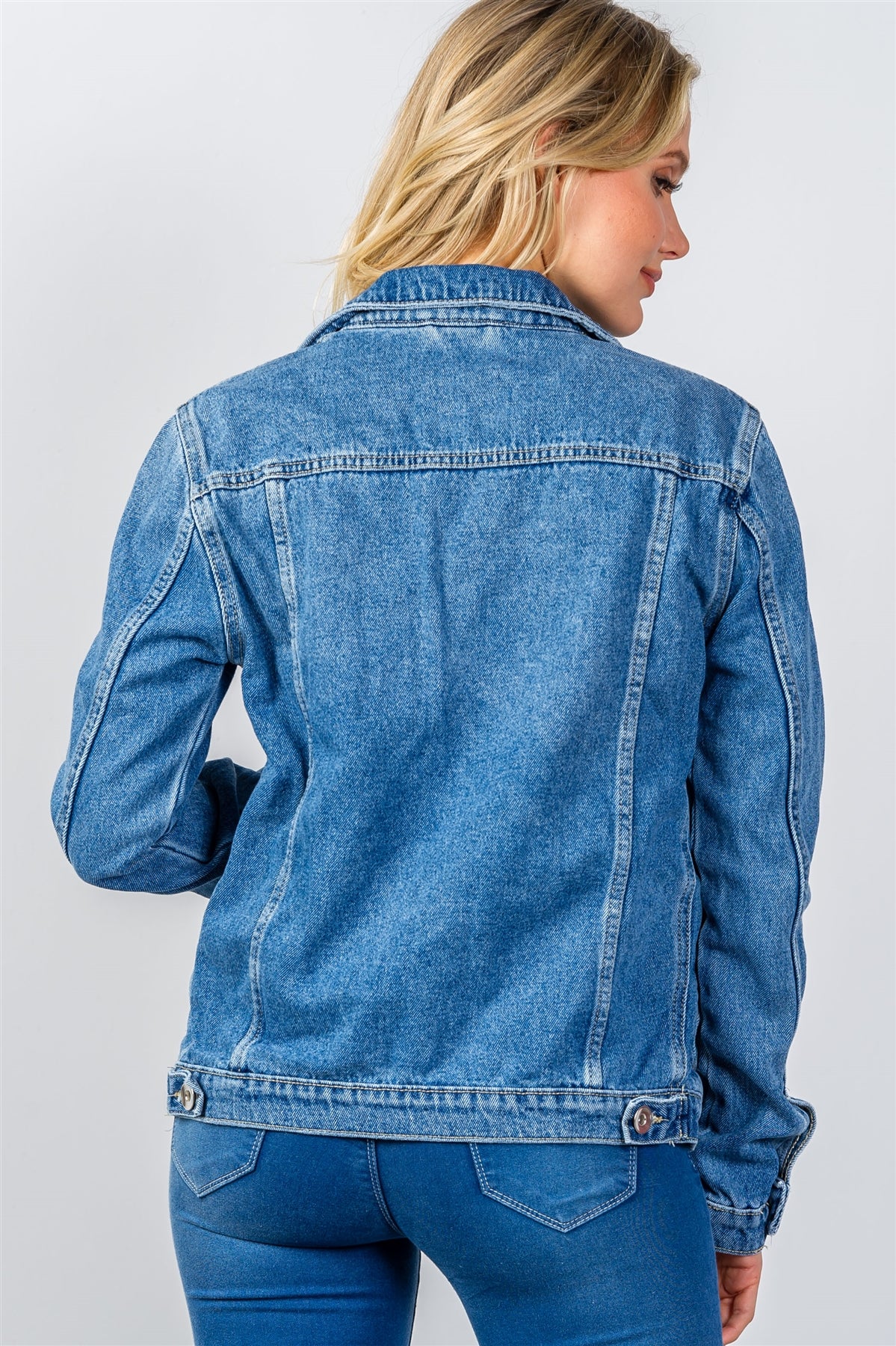 Ladies fashion denim jacket