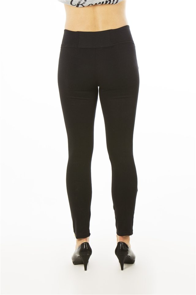 Ladies fashion stretch cotton blend leggings