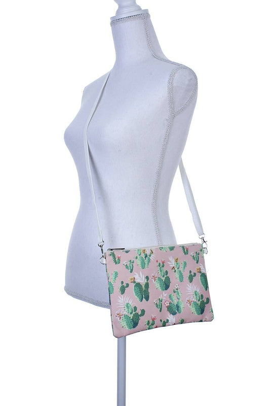 Cactus print crossbody bag