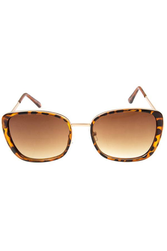 Ladies fashionable plastic framed sunglasses