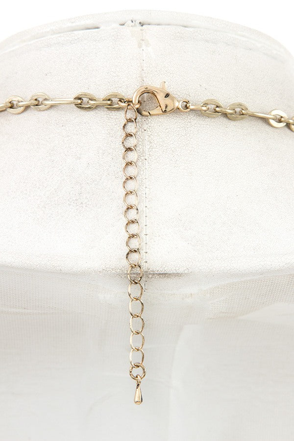 Multi low glass bead necklace set
