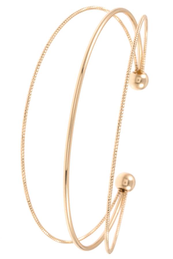 Multi row cuff bracelet