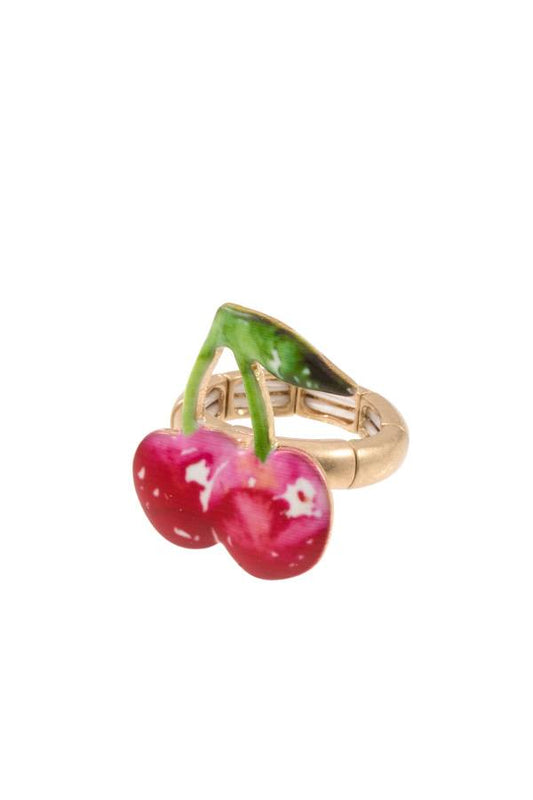 Cherry ring stretch ring