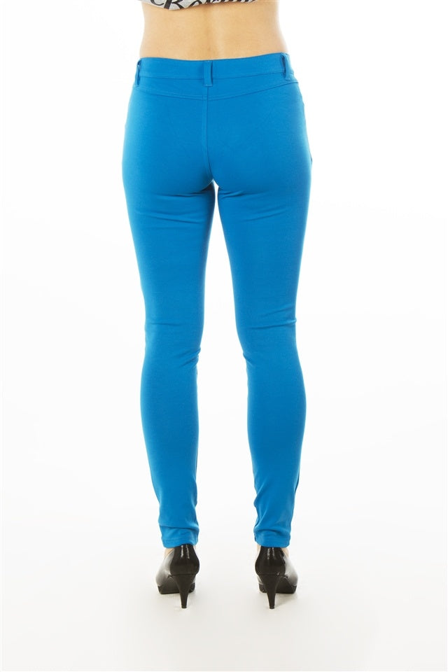 Ladies fashion stretch cotton blend leggings