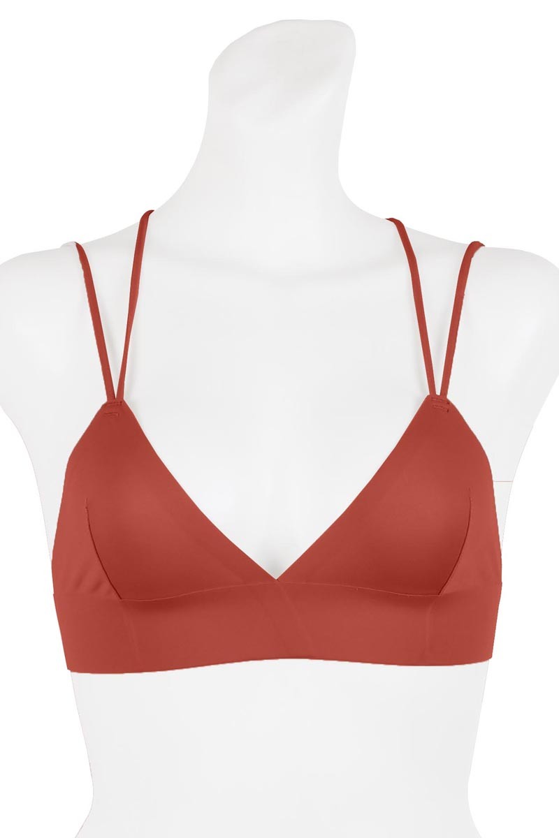 Ladies fashion crossback seamless bralette