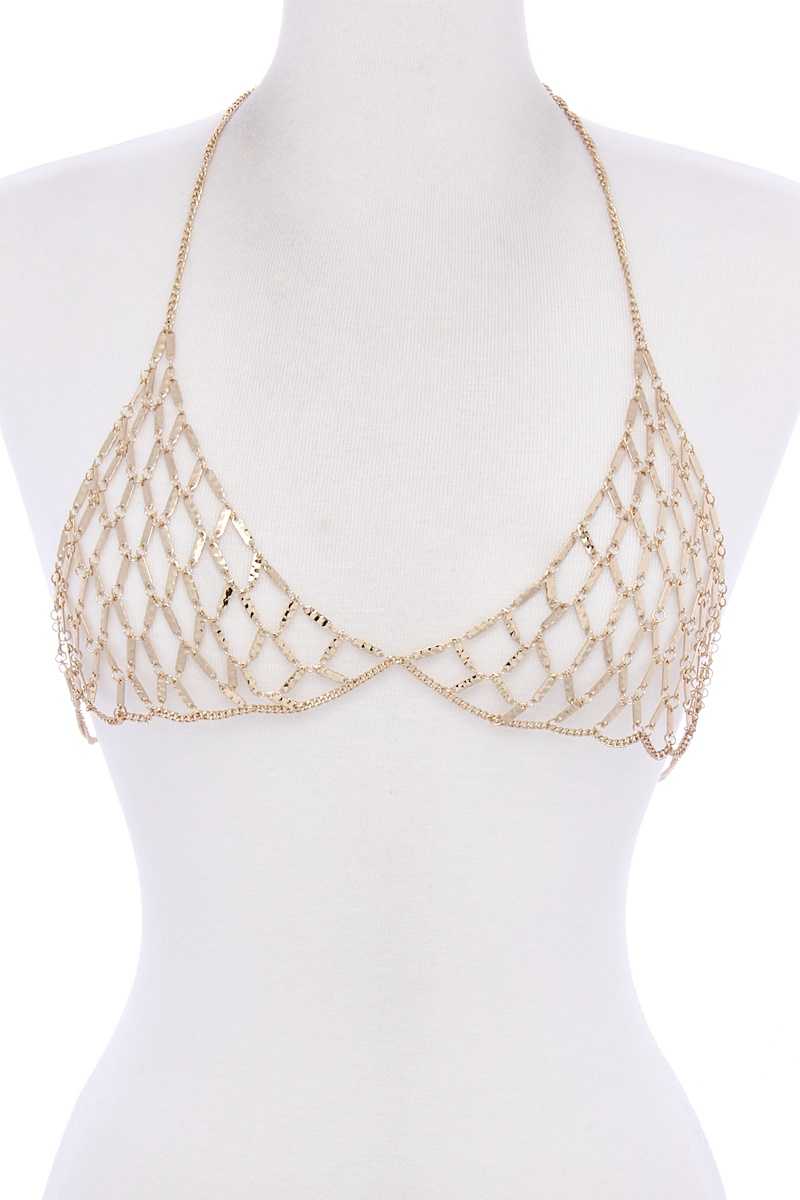 Metal body chain