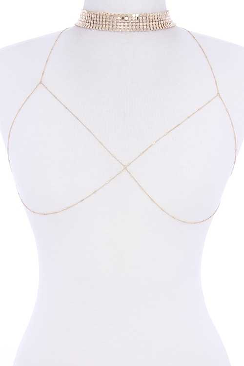 Metal necklace
