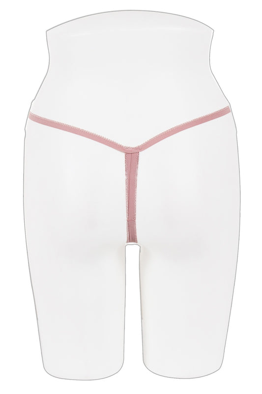 Ladies butterfly crotchless thong