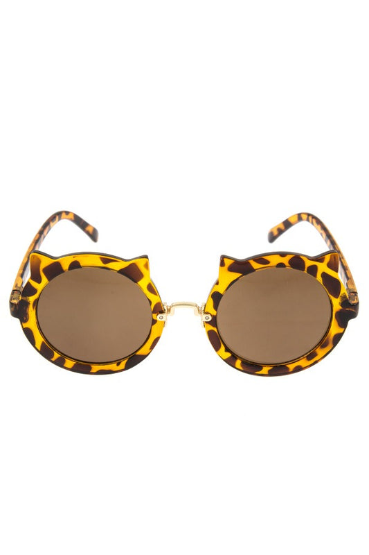 Kitty framed round lens sunglasses