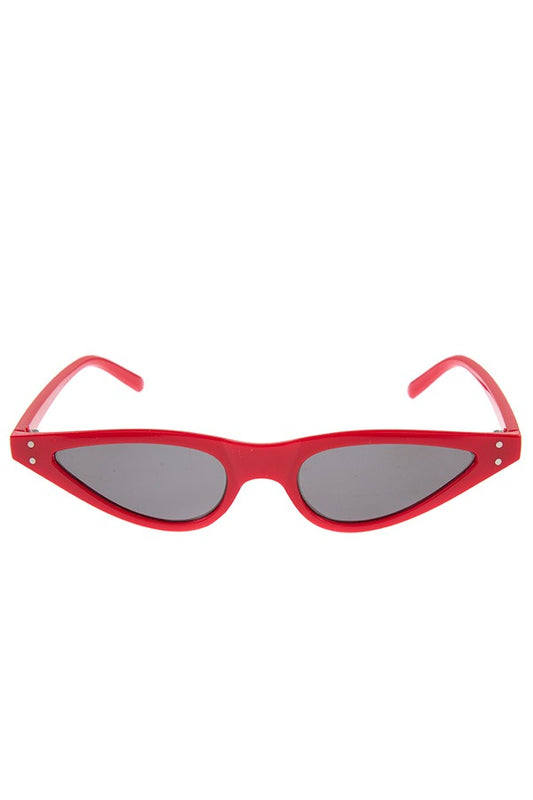 Fashionable skinny sunglasses