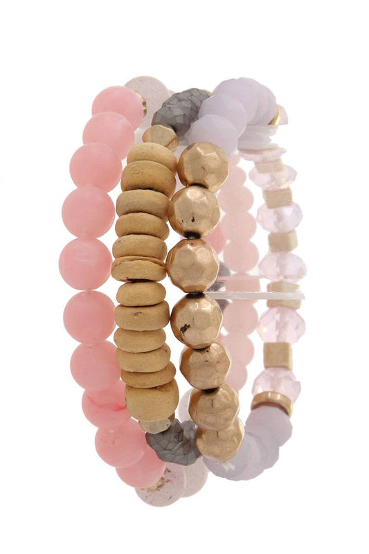 Beaded stretch bracelet