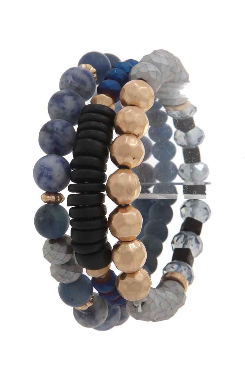 Beaded stretch bracelet