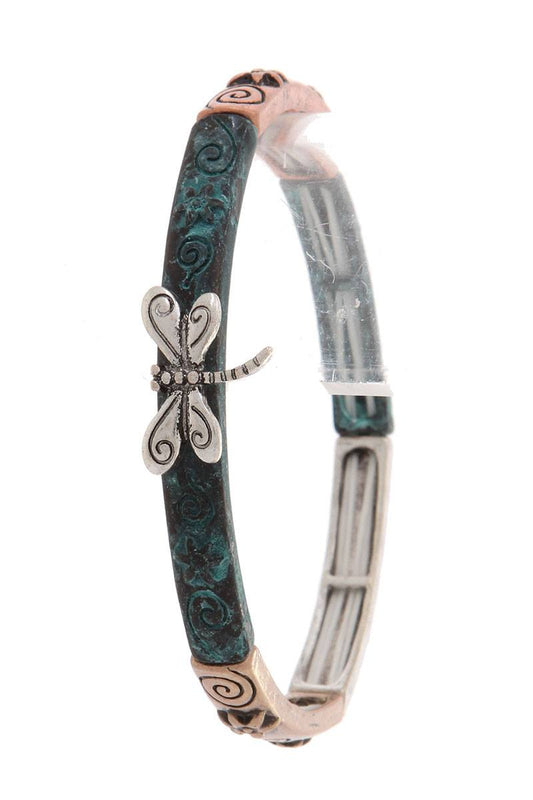 Dragonfly stretch bracelet