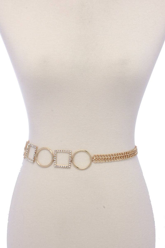 Rhinestone belt