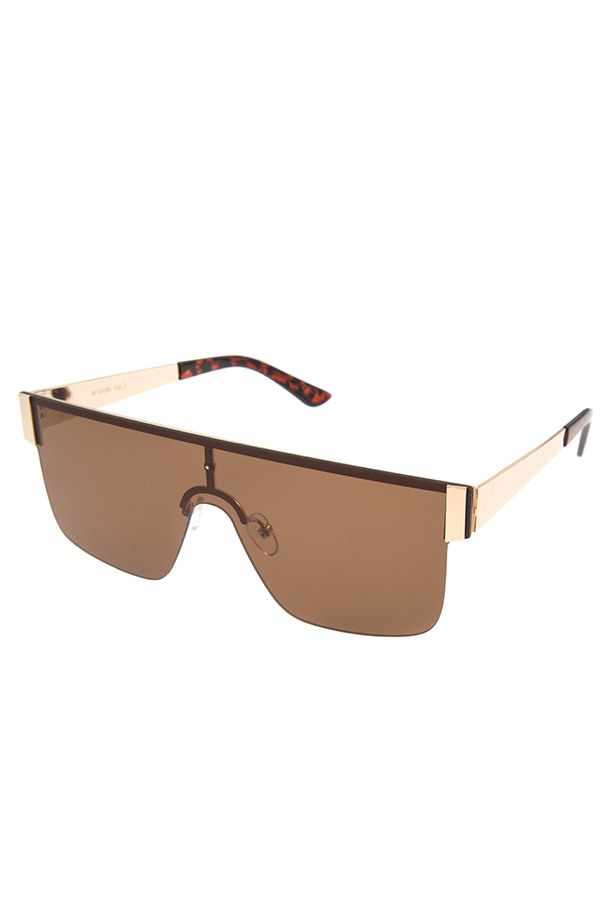 Fashionable uni lens sunglasses