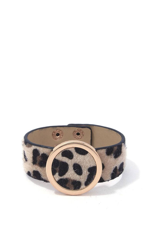 Animal print bracelet