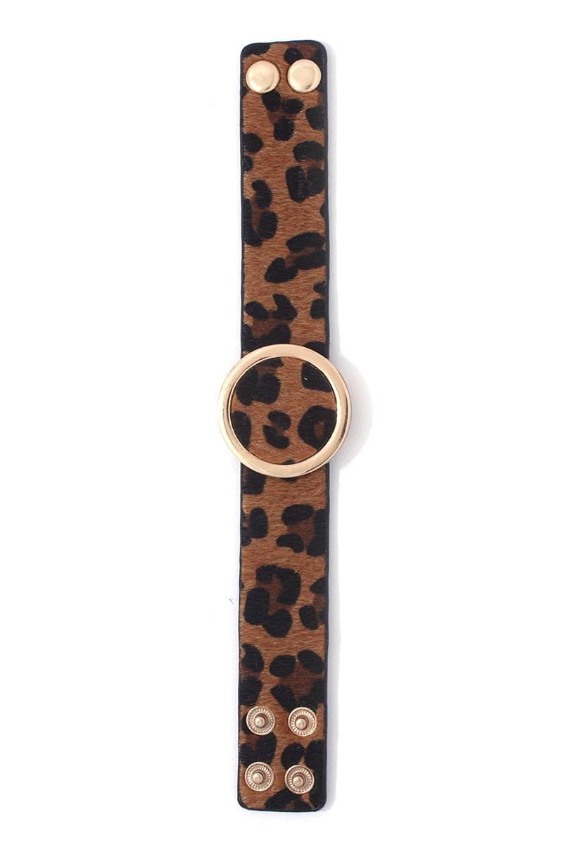 Animal print bracelet