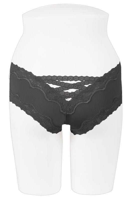 Sheer & super caged lace back bikini