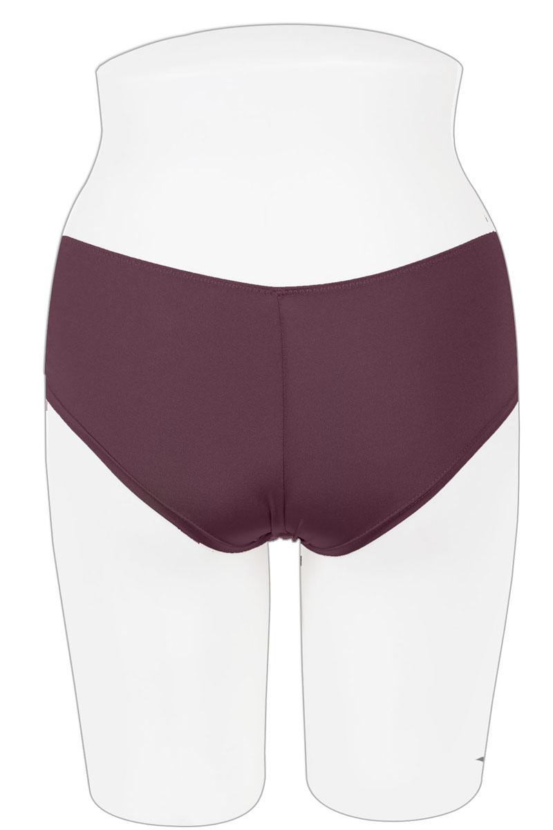 Microfiber & mesh keyholes hipster