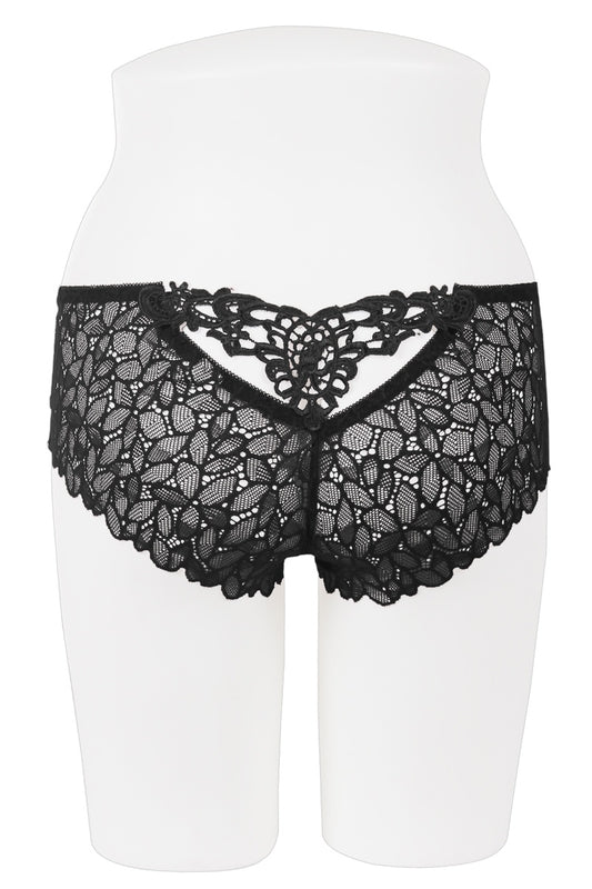 Embroidery cage hi waist bikini