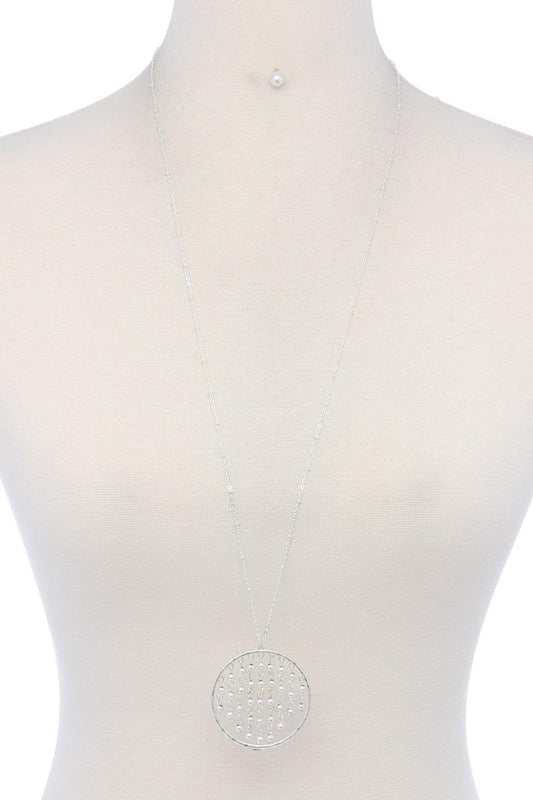 Circle Pendant Necklace