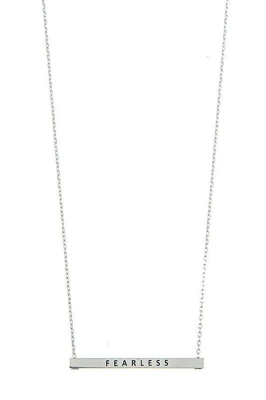 Fearless Bar Necklace