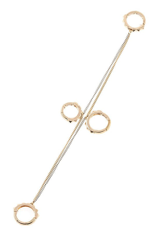 Draped Chain Ring Set