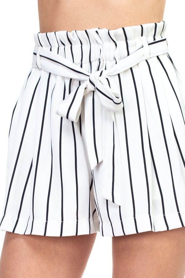 Stripe Mini Shorts