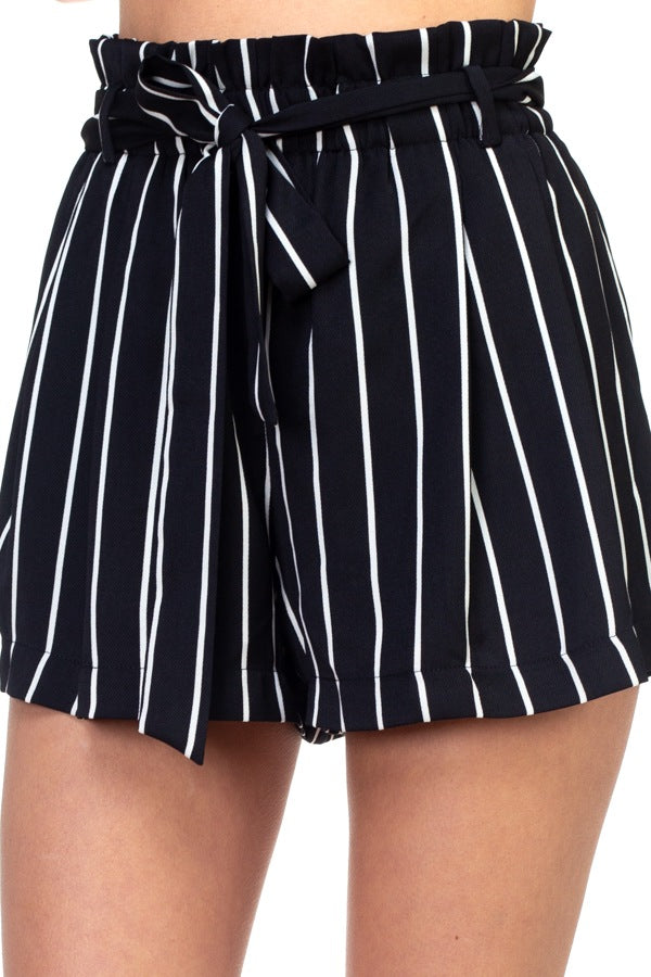 Stripe Mini Shorts