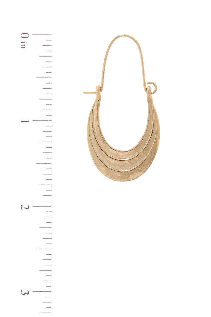 Metal Drop Earring