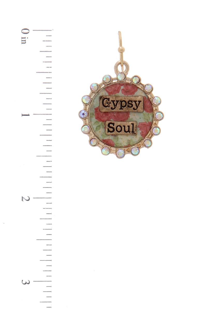 "gypsy Soul" Rhinestone Drop Earring
