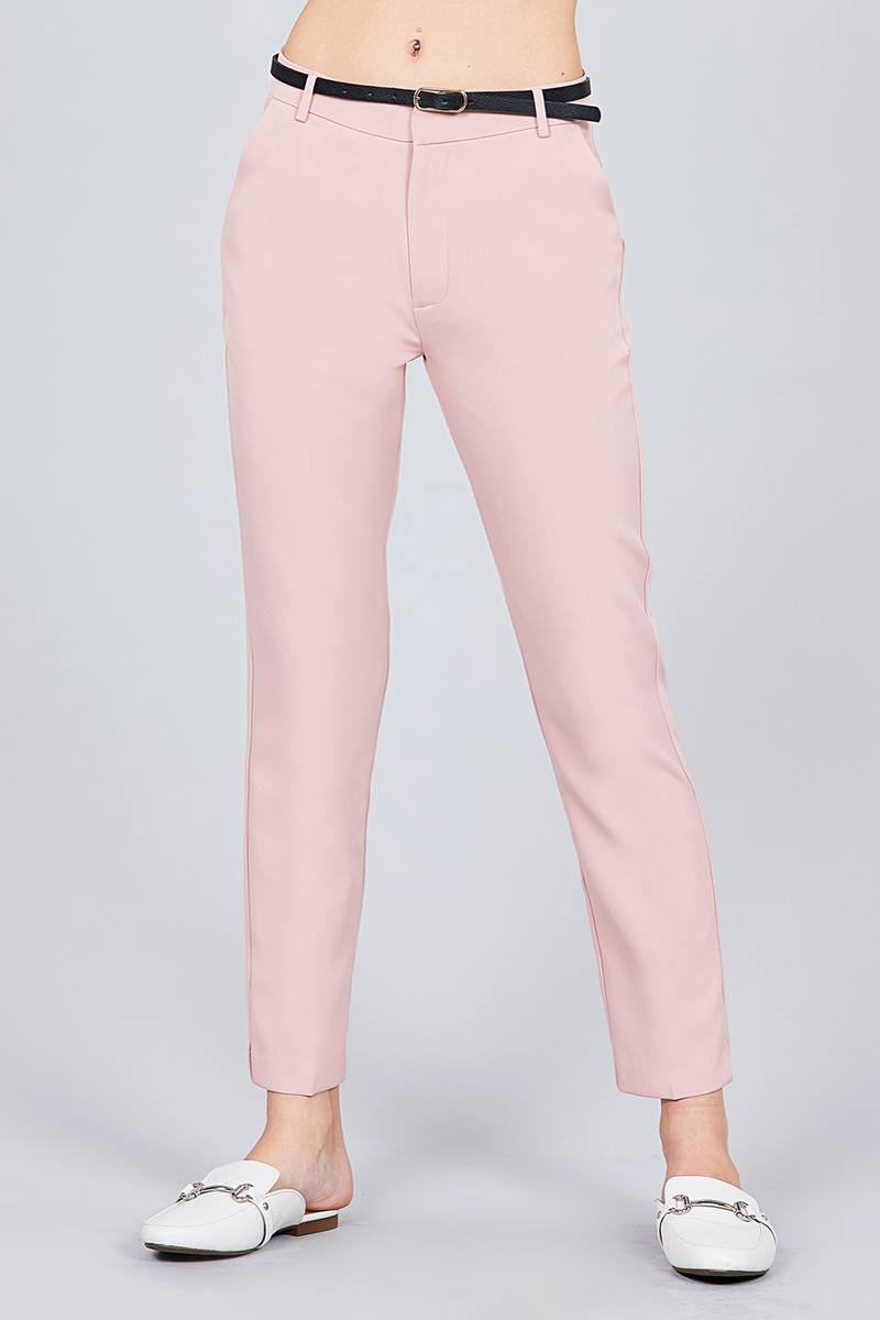 Classic Woven Pants W/belt