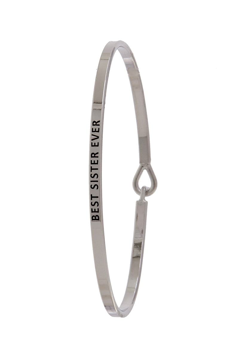 Best Sister Ever Inspiration Bangle