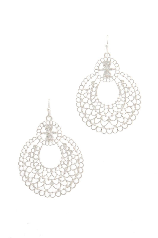 Metal Drop Earring