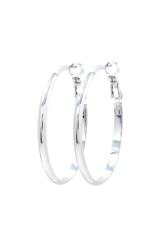 Metal Hoop Earring