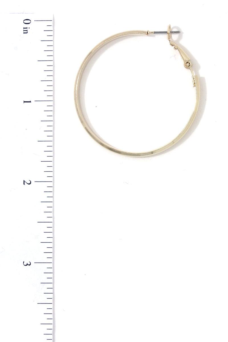 Metal Hoop Earring