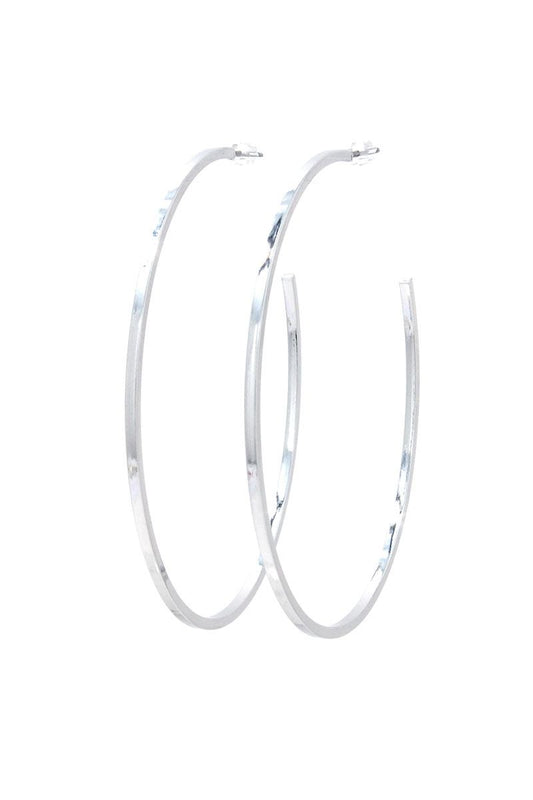Open Metal Hoop Earring