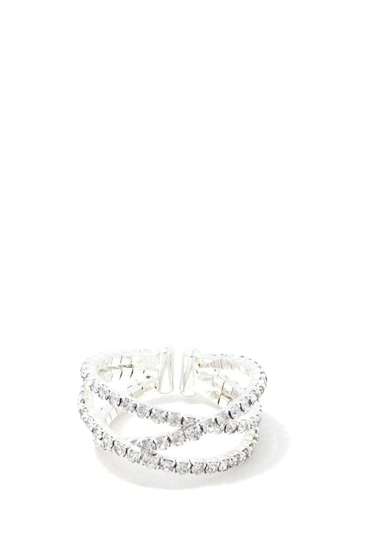 Loop Rhinestone Ring