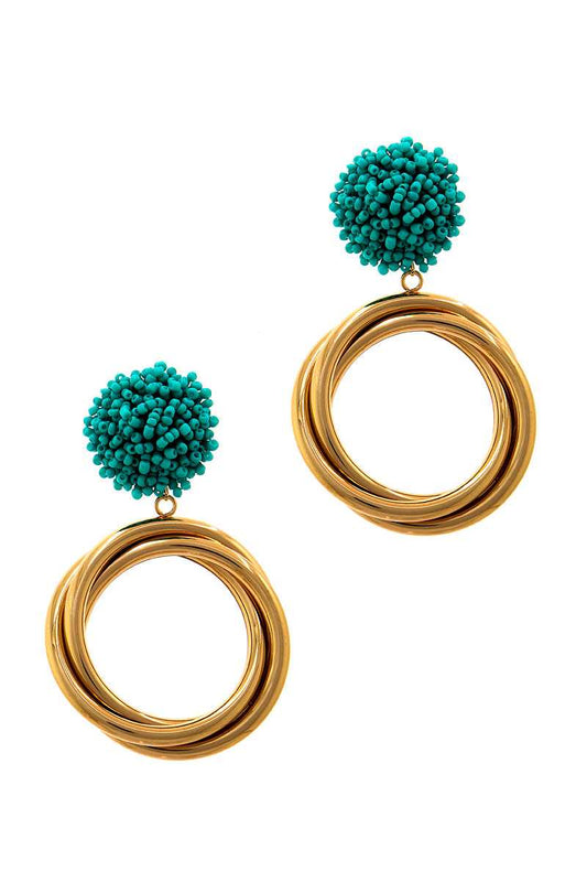 Chic Modern Multi Hoop Drop Earring
