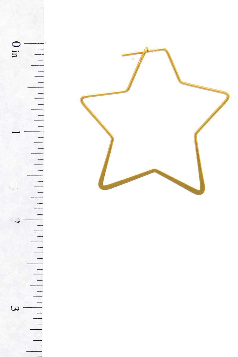 Designer Chic Wire Star Earring