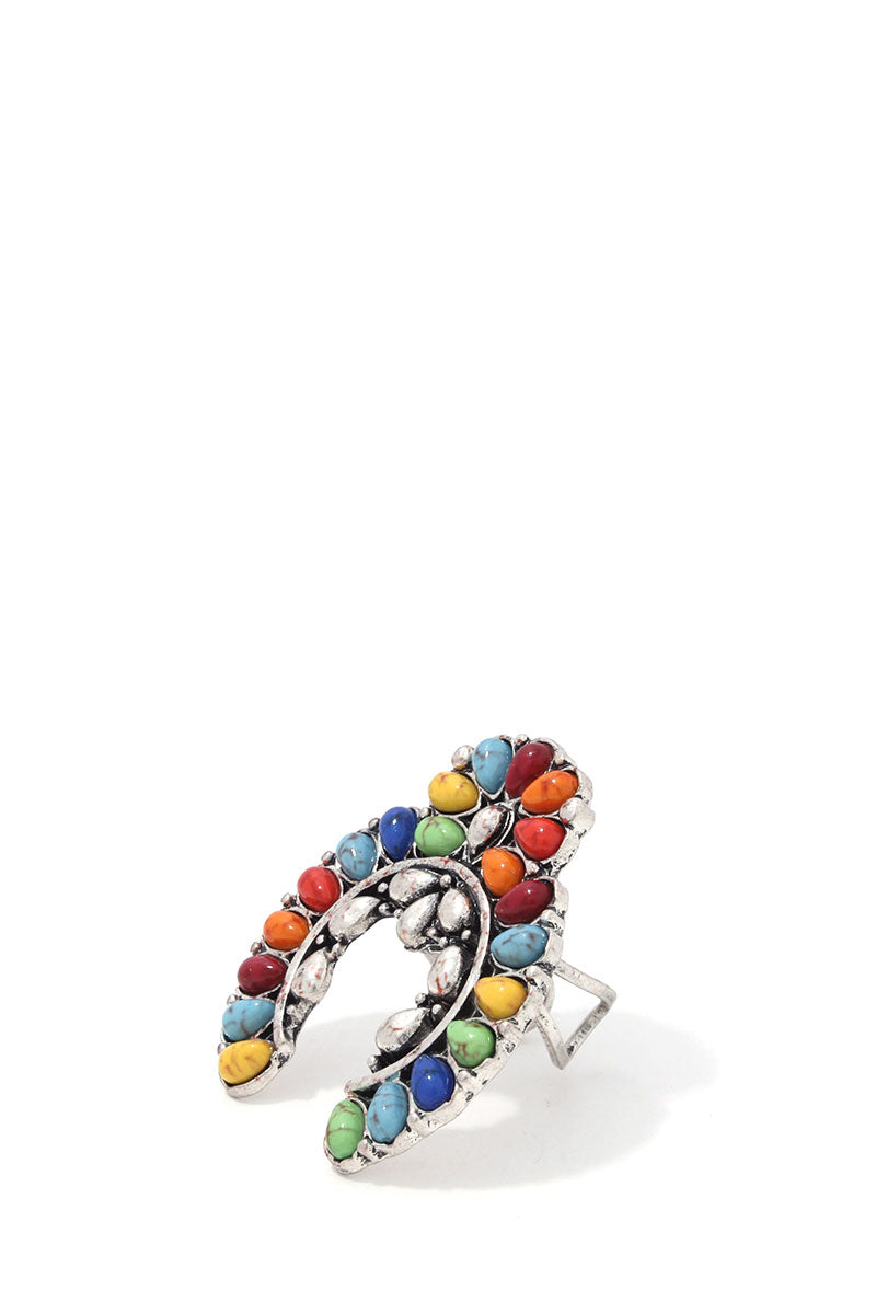 Beaded Metal Ring
