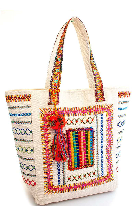 Fashion Trendy Chic Pattern Soft Fabric Shopper