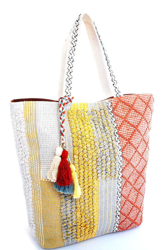 Modern Fashion Soft Chic Fabric Shopper Bag