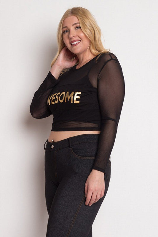 Printed Mesh Top