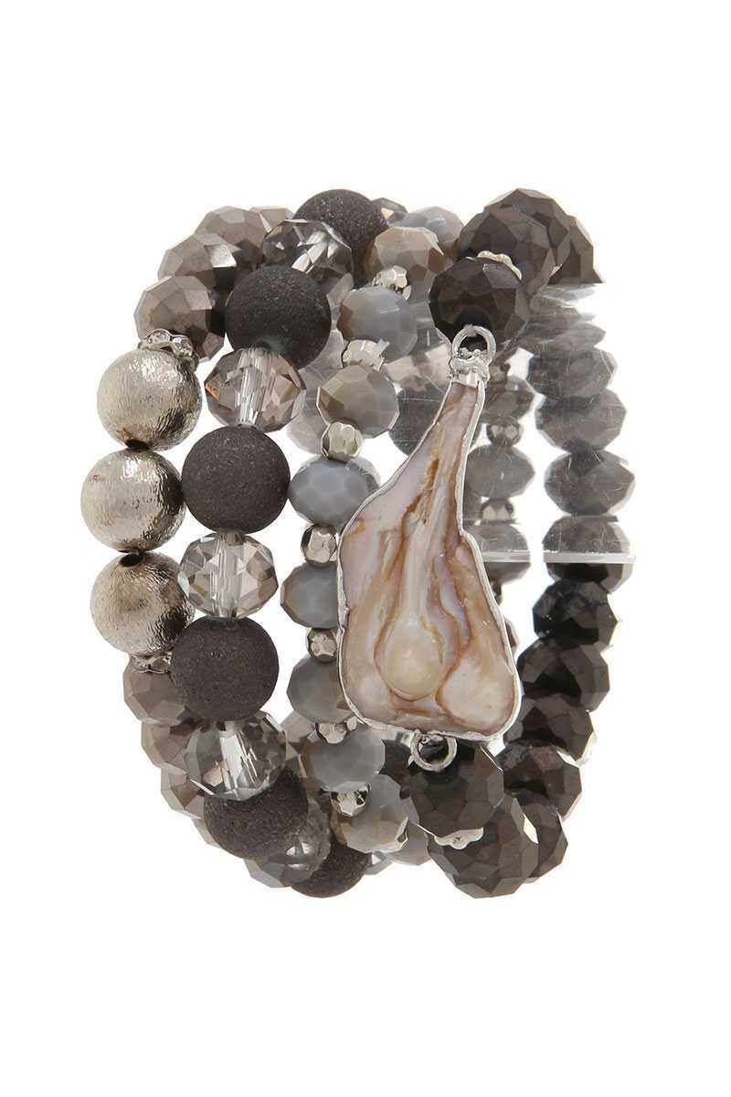 Beaded Stretch Bracelet Set