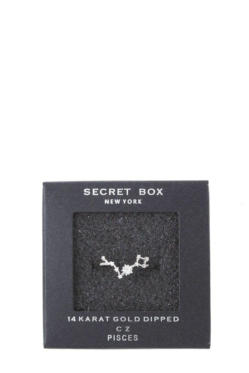 Pisces Constellation Star Ring