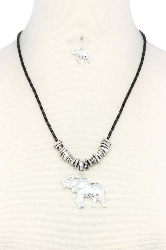 Elephant Charm Necklace