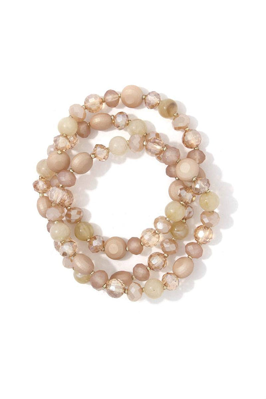 Beaded Stretch Bracelet Set