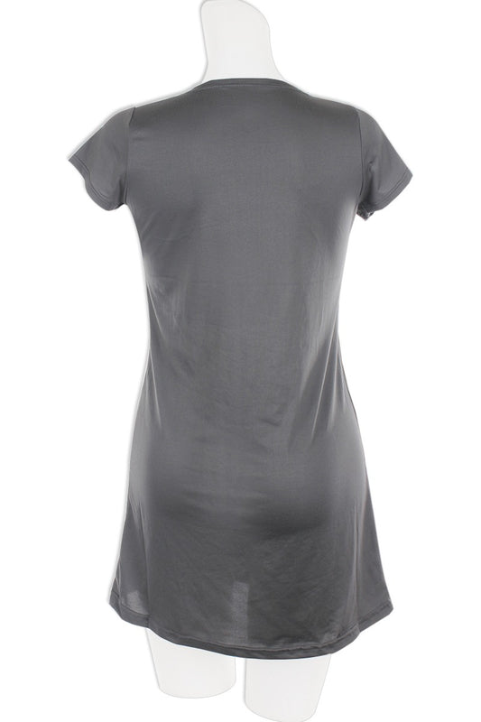 Knit Over Sized Scooped Neck Shirt